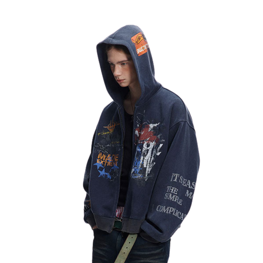 Madeextreme Zip Hoodie