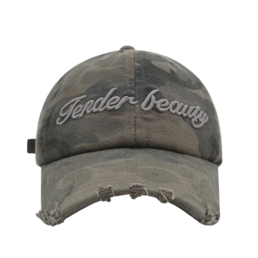 レターカモフラージュキャップ