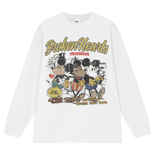 ブロークンL/S Tシャツ