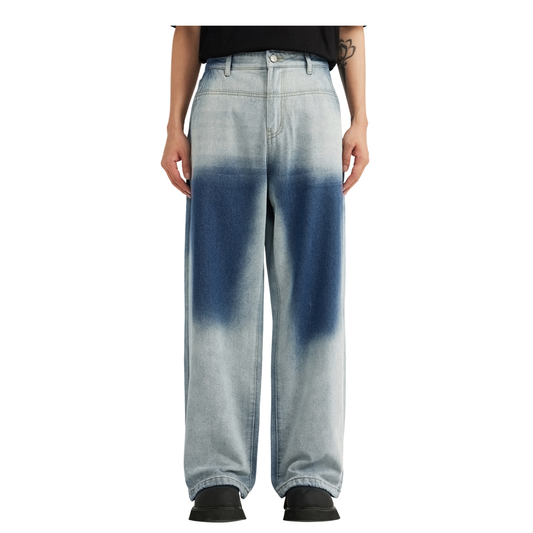 グラデーションデニムパンツ