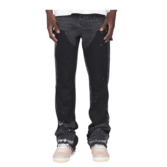 パッチワークスキニーパンツ