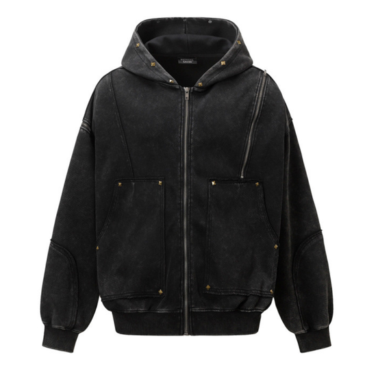 スタッズパーカー