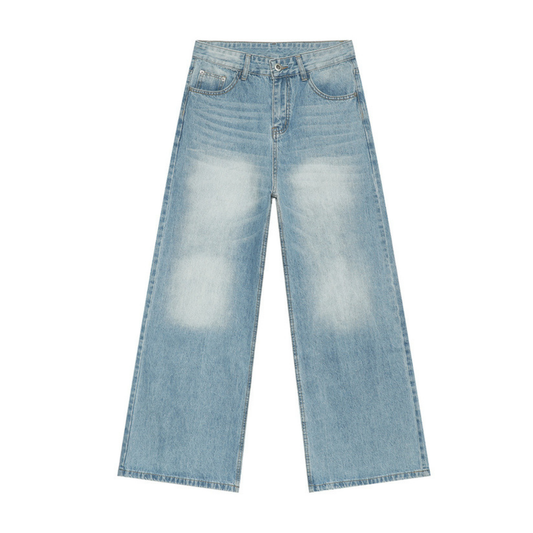 ゆったりデニムパンツ